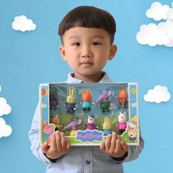 peppa pig Friends Action Figure  10 pcs sets
